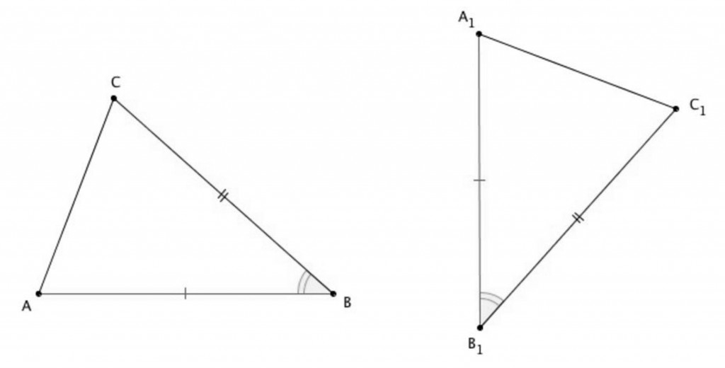 Primo criterio di congruenza dei triangoli